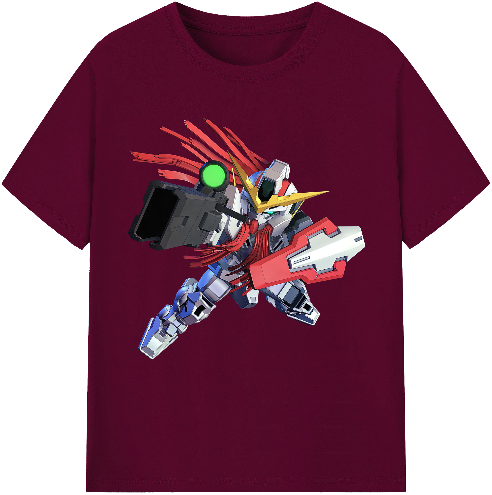 （画像用） 機動戦士ガンダム Mobile Suit Gundam レディースカジュアルプリントTシャツ（綿100％）